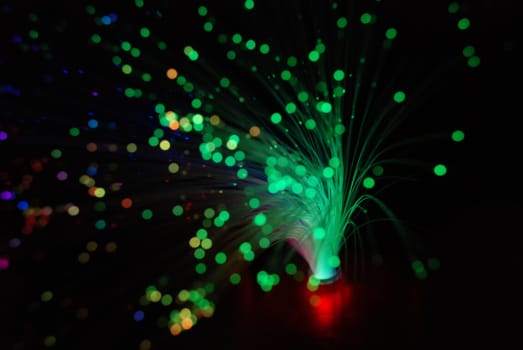 abstract blur background of optic fiber