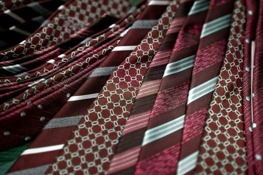 many classic red men's ties