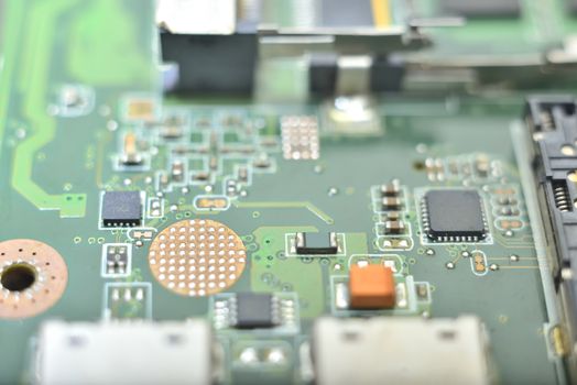 micro electronics develop and manufacturing background