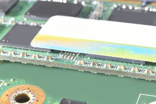 random access memory on matherboard (memory controller hub)