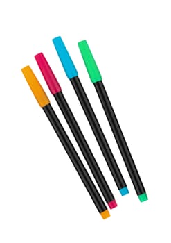 multicolor markers isolated
