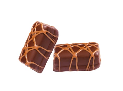 Chocolate sweet isolated