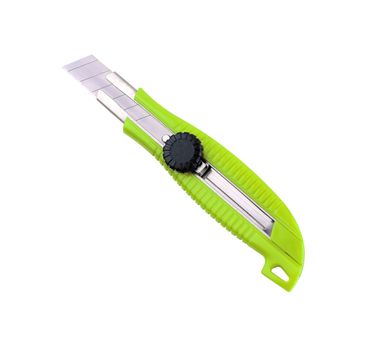 retractable utility knife isolated