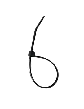 plastic clamp isolated on white