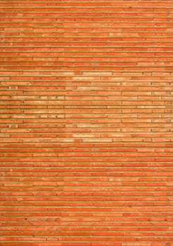 Red brick wall background or texture