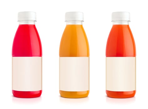 juice bottles.