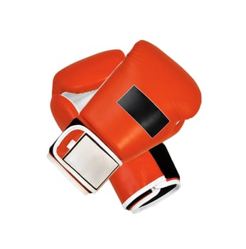 Boxing gloves isolated