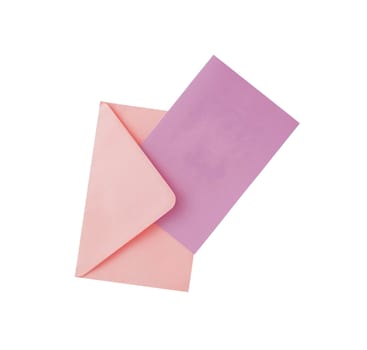 pink and purple envelopes