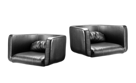 Black Leather Chairs