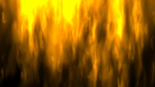 Digital Illustration of a Fire