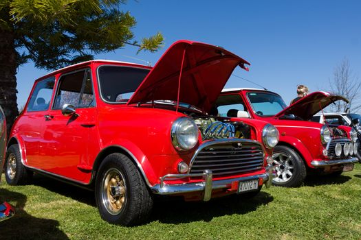 VICTORIA/AUSTRALIA - SEPTEMBER 2015: Classic car show on the 13 September 2015 in Corowa.