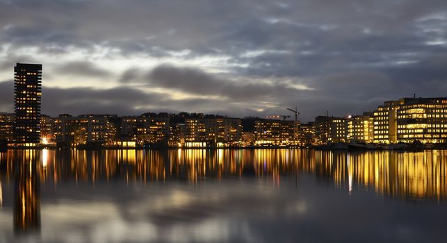 Stockholm embankment.