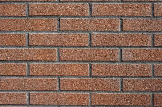 Closeup of a brick wall.