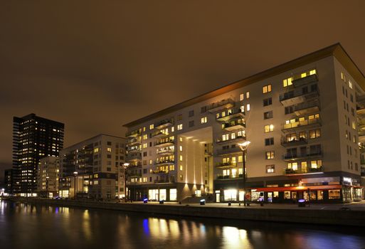 Apartment buildings in Liljeholmen - Stockholm.