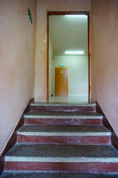 Stone stairs in a hall