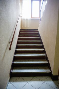 Stone stairs in a hall