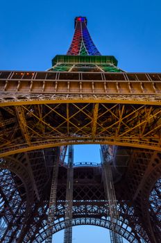 A wonderful view of Eiffel Tower.