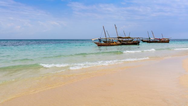 a nice view of Zanzibar beach,Tanzania.