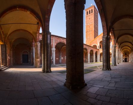 A wonderfull view of S.Ambrogio church,Milan.