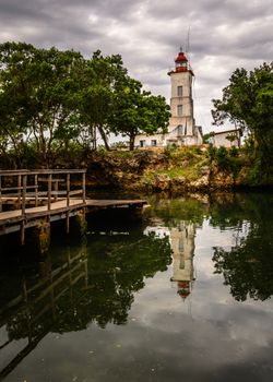 a nice view of Zanzibar lighthouse ,Tanzania.