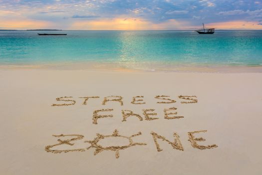 i wrote this message in Nungwi beach in Zanzibar,Tanzania.This is paradice for no Stress!