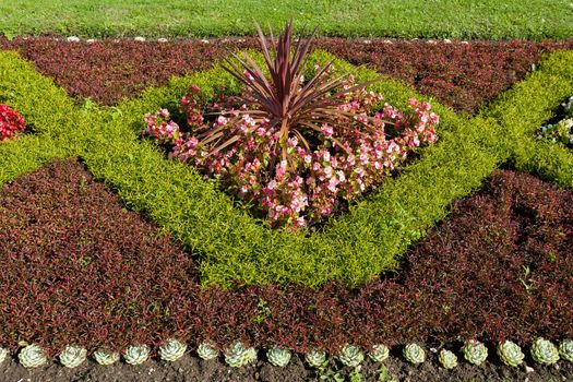 famous beautiful castle garden in Lednice, South Moravia Czech republic