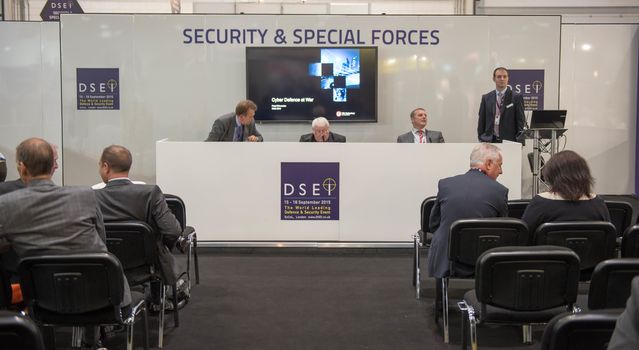 UNITED KINGDOM, London:	The Defence and Security International Exhibition (DSEI) began in London on September 15, 2015 despite a week of direct action protests by peace campaigners.  	The arms fair has seen over 30,000 people descend on London to see the 1,500 exhibitors who are displaying weapons of war from pistols and rifles up to tanks, assault helicopters and warships.  	Protesters attempted to block the main road into the exhibition, claiming that such an event strengthened the UK's ties to human rights abuses. 