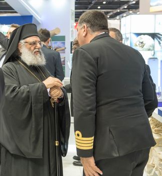 UNITED KINGDOM, London:	The Defence and Security International Exhibition (DSEI) began in London on September 15, 2015 despite a week of direct action protests by peace campaigners.  	The arms fair has seen over 30,000 people descend on London to see the 1,500 exhibitors who are displaying weapons of war from pistols and rifles up to tanks, assault helicopters and warships.  	Protesters attempted to block the main road into the exhibition, claiming that such an event strengthened the UK's ties to human rights abuses. 