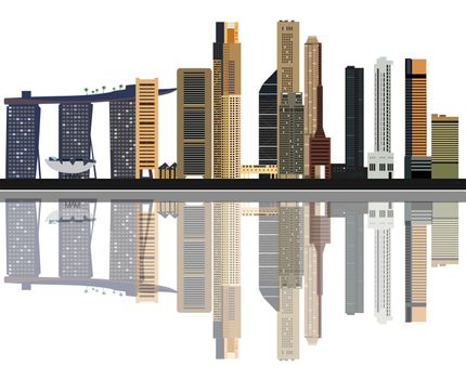 singapore city skyline