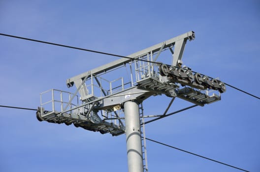 Chair lift wheel mechanism