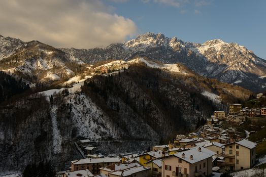 a nice view of talian alps, Seriana Valley.