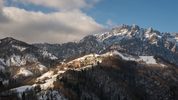 a nice view of talian alps, Seriana Valley.