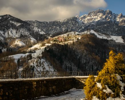 a nice view of talian alps, Seriana Valley.