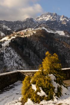 a nice view of talian alps, Seriana Valley.