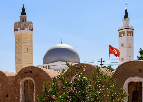 A nice view of Mosque situated in Tunisia.