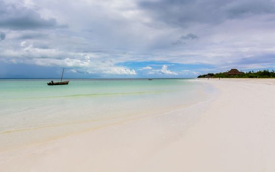 a nice view of Paradice beach in zanzibar,Tanzania.