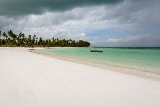 a nice view of Paradice beach in zanzibar,Tanzania.