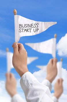 abstract image of start up business concept