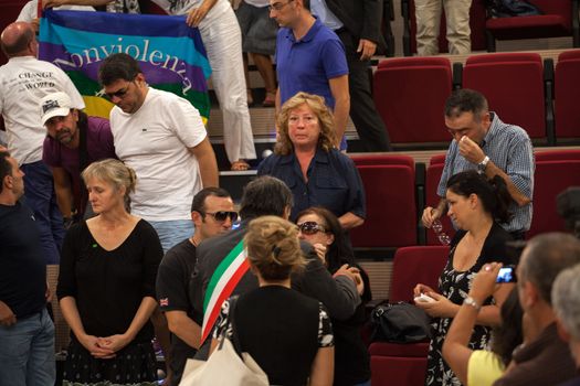 ITALY, Palermo: 	The funeral of Giovanni Lo Porto was held on September 18, 2015, with Mayor Leoluca�Orlando declaring a day of mourning in the city.  	Lo Porto, an aid worker, was being held captive by al-Qaida along with American Warren Weinstein.  	The pair were mistakenly killed during a U.S. drone strike in January. 