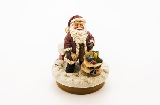 Santa Claus for Christmas with white background