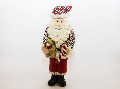 Santa Claus for Christmas with white background