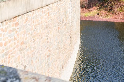 Dam reservoir, in Germany, Germany