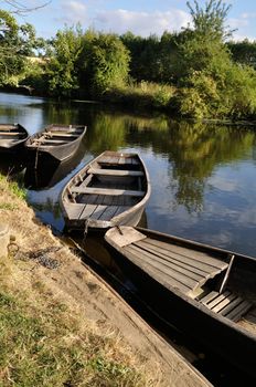 boat on a river