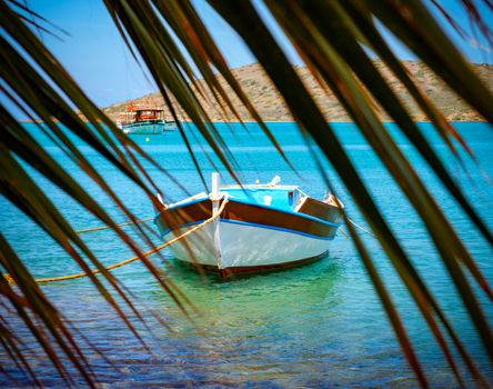 Fishing Boats off the coast of Crete, Mirabello Bay,
Greece
