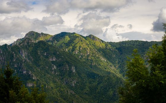 Seriana Valley is beautiful valley near Bergamo(italy) , italian alps.