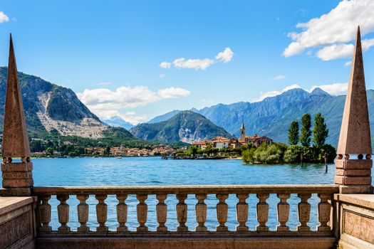 Isola Bella is located in the middle of Lake Maggiore you can get with liners or private just 5 minutes off the town of Stresa. 
The island owes its fame to the Borromeo family who built a magnificent palace with a beautiful garden.