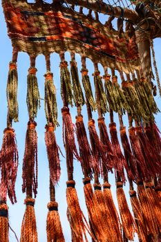 In the picture a typical Bedouin ornament before entering into their tent .