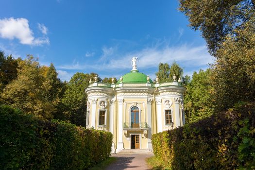 The photo shows autumn landscape.