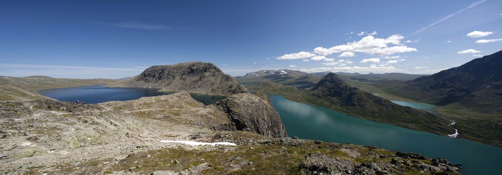 Besseggen Ridge in Jotunheimen National Park, Norway