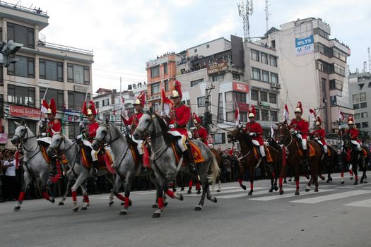 NEPAL, Kathmandu: After years of debate, Nepal adopted a new constitution on September 20, 2015, prompting scores of residents to celebrate near the constituent assembly building in Kathmandu. Out of the 598 members of the Constituent Assembly, 507 voted for the new constitution, 25 voted against, and 66 abstained in a vote on September 16, 2015. The event was marked with fireworks and fesitivities, but also with protests organized by parties of the Tharu and Madhesi ethnic communities.